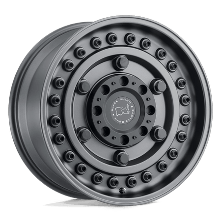 Black Rhino Hard Alloys ARMORY – 17X9.5 – 8X170 – 6 mm – GUN BLACK
