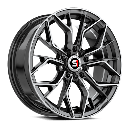 SPEC-1 RACING SP-76 16x6.5 5x100/5x114.3 20 Gloss Black & Machined