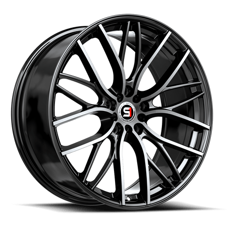 SPEC-1 RACING SP-61 20x8.5 5x112 / 5x114.3 +38 Gloss Black & Machined