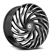 AZARA AZA-536 22x9.5 5x115/5x120 15 Gloss Black Machined
