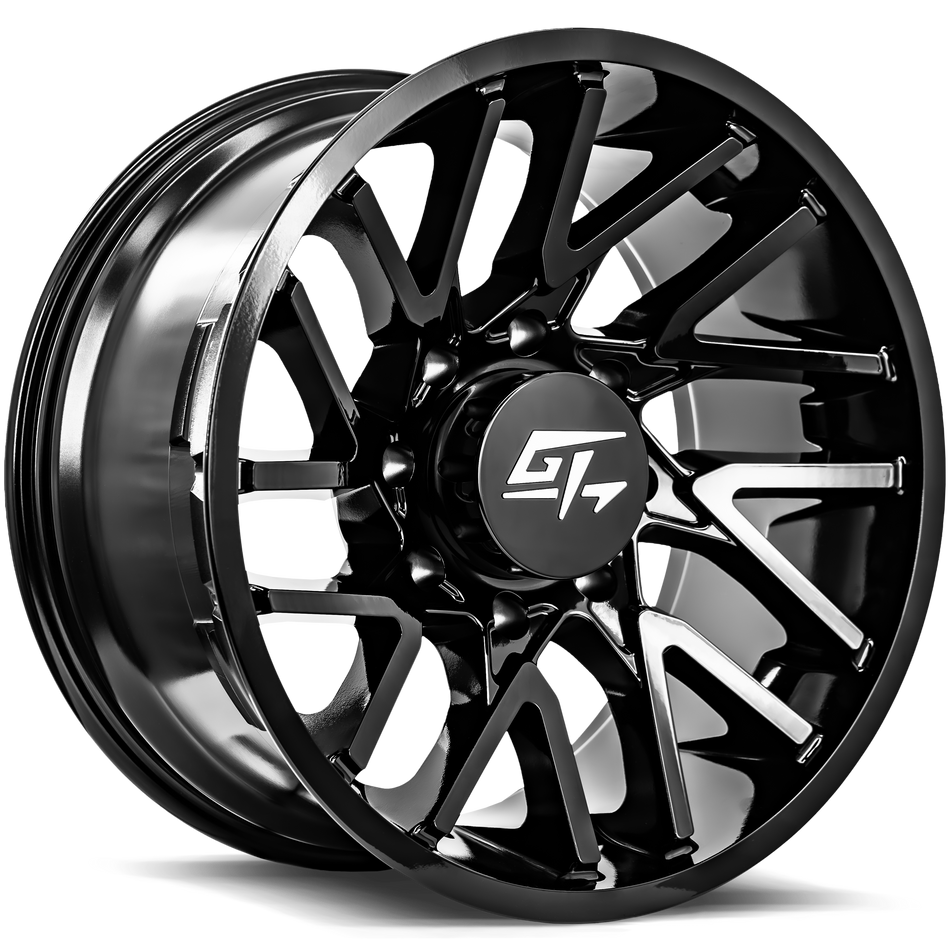 GT OFFROAD AGGRESSION 17x9 5x127/5x139.7 12 Gloss Black