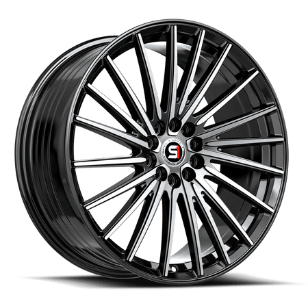 SPEC-1 RACING SP-68 17x7.5 5x100/5x114.3 42 Gloss Black Machined