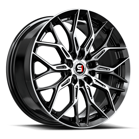 SPEC-1 RACING SP-57 18x8 5x112/5x114.3 38 Gloss Black & Machined