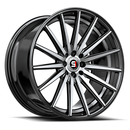 SPEC-1 RACING SP-69 17x7.5 5x114.3/5x108 42 Gloss Black Machined / Undercut