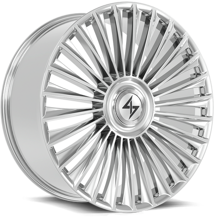 Sentali Luxx Turbine  22x9 5x127/5x114.3 30 Chrome