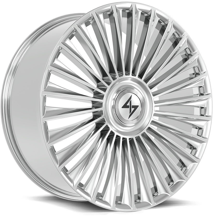 Sentali Luxx Turbine  22x9 5x112/5x114.3 30 Chrome