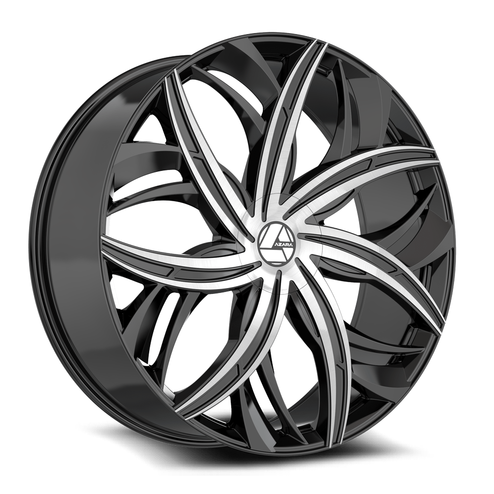 AZARA AZA-541 22x8.5 5x112/5x114.3 38 Gloss Black Machined