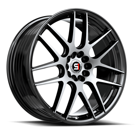 SPEC-1 RACING SP-65 17x8 5x112/5x114.3 42 Gloss Black Machined