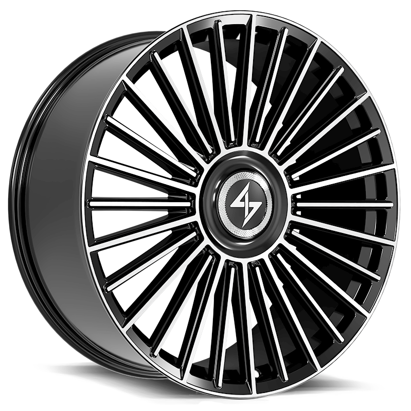 Sentali Luxx Spectre    24x10 6x135/6x139.7 20 Gloss Black Machined
