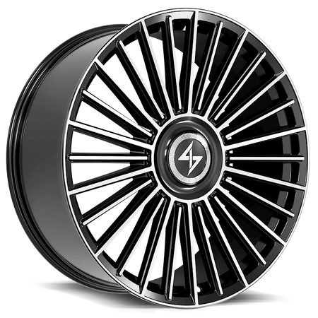 Sentali Luxx Spectre    24x10 6x135/6x139.7 20 Gloss Black Machined