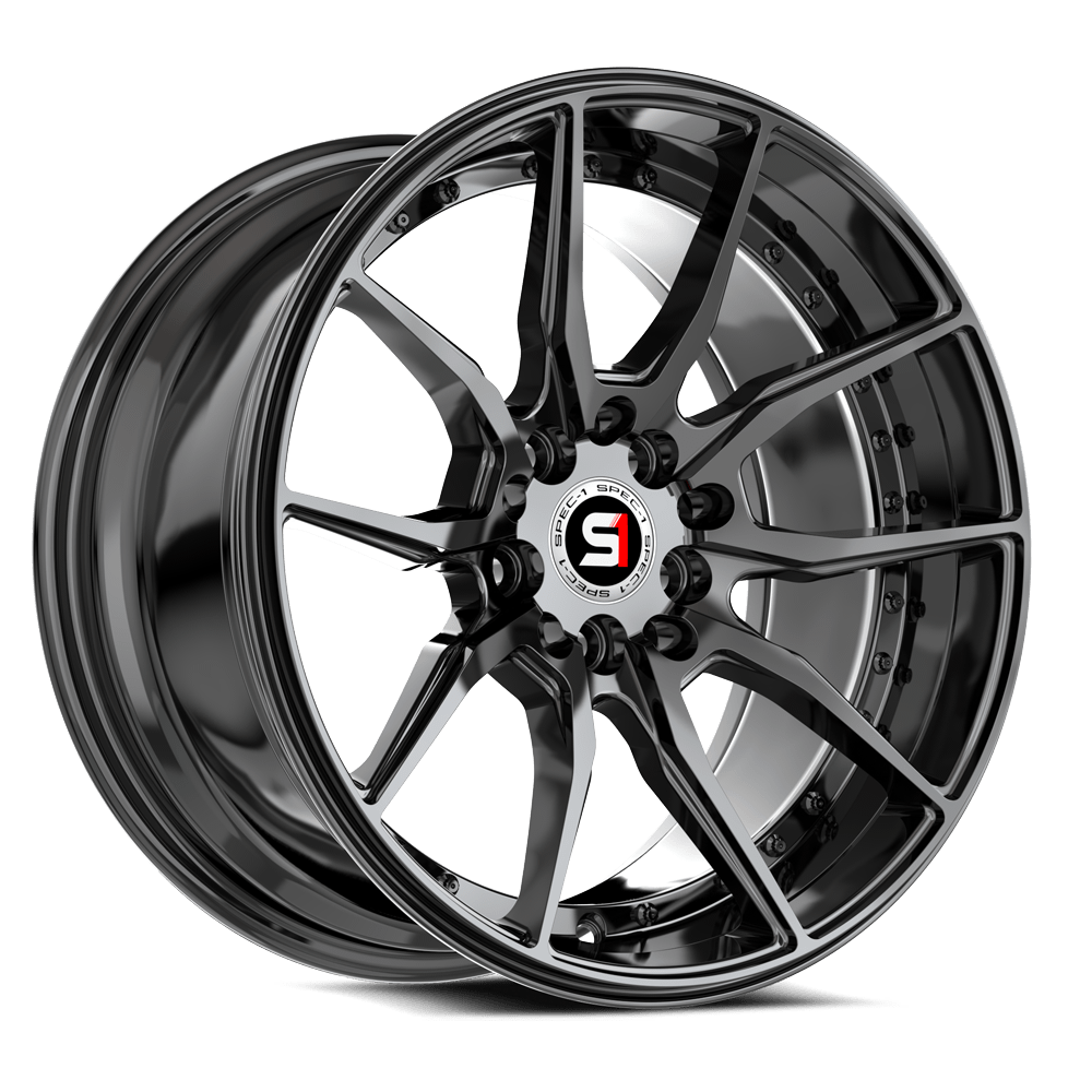 SPEC-1 RACING SP-77 16x8 5x100/ 5x114.3 20 Gloss Black
