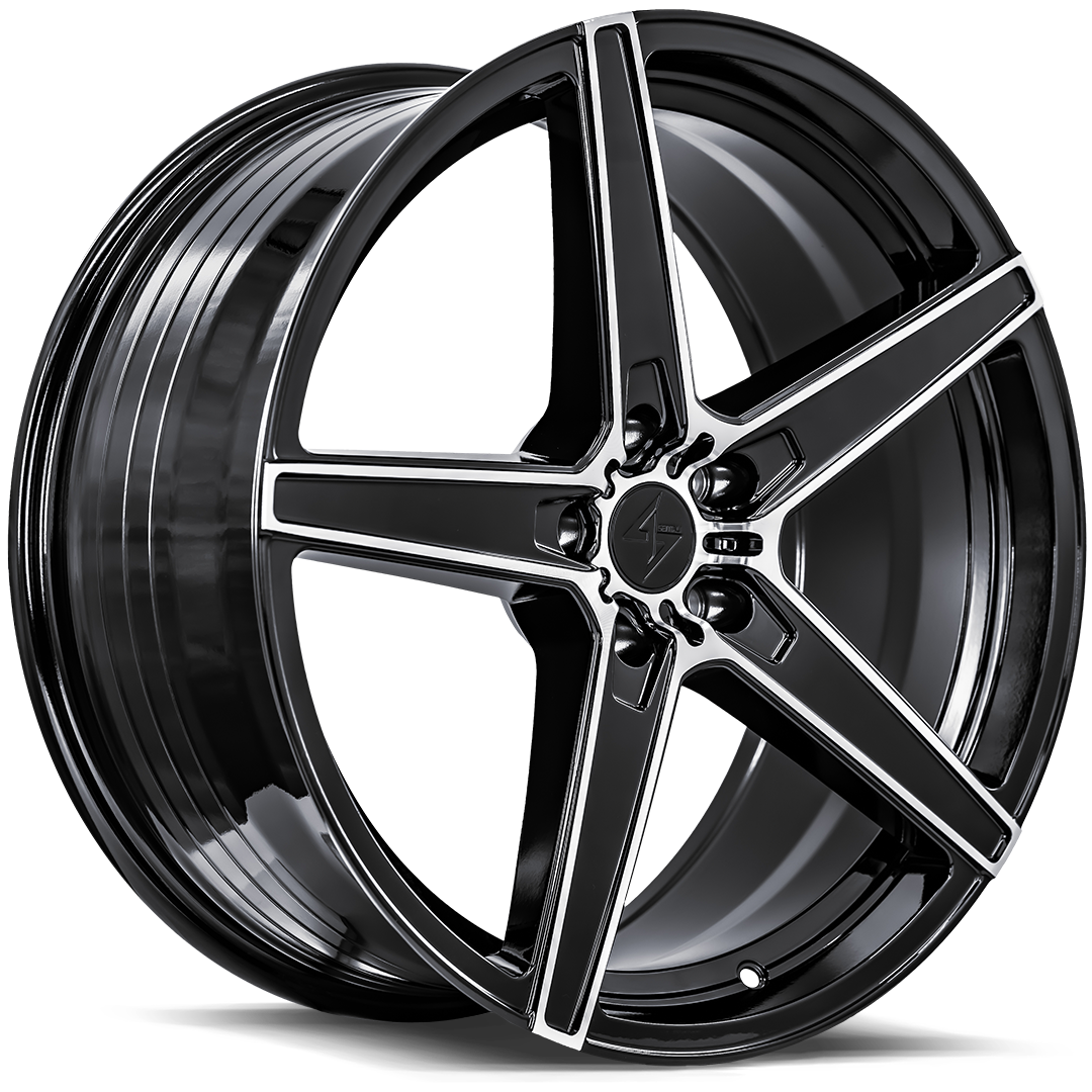 Sentali Street SS4 20x9 5x127 35 Gloss Black Machined