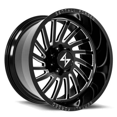 SENTALI FORGED SF-1 22x12 8x170 -44 Gloss Black Milled Left