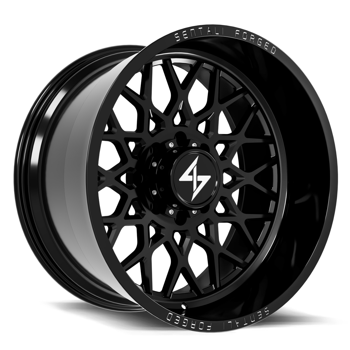 Sentali Forged SF-5 22x12 8x165.1 -44 Gloss Black