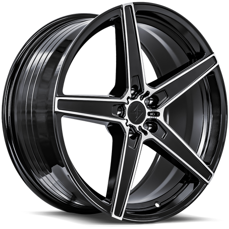 Sentali Street SS4 20x9 5x115 15 Gloss Black Machined