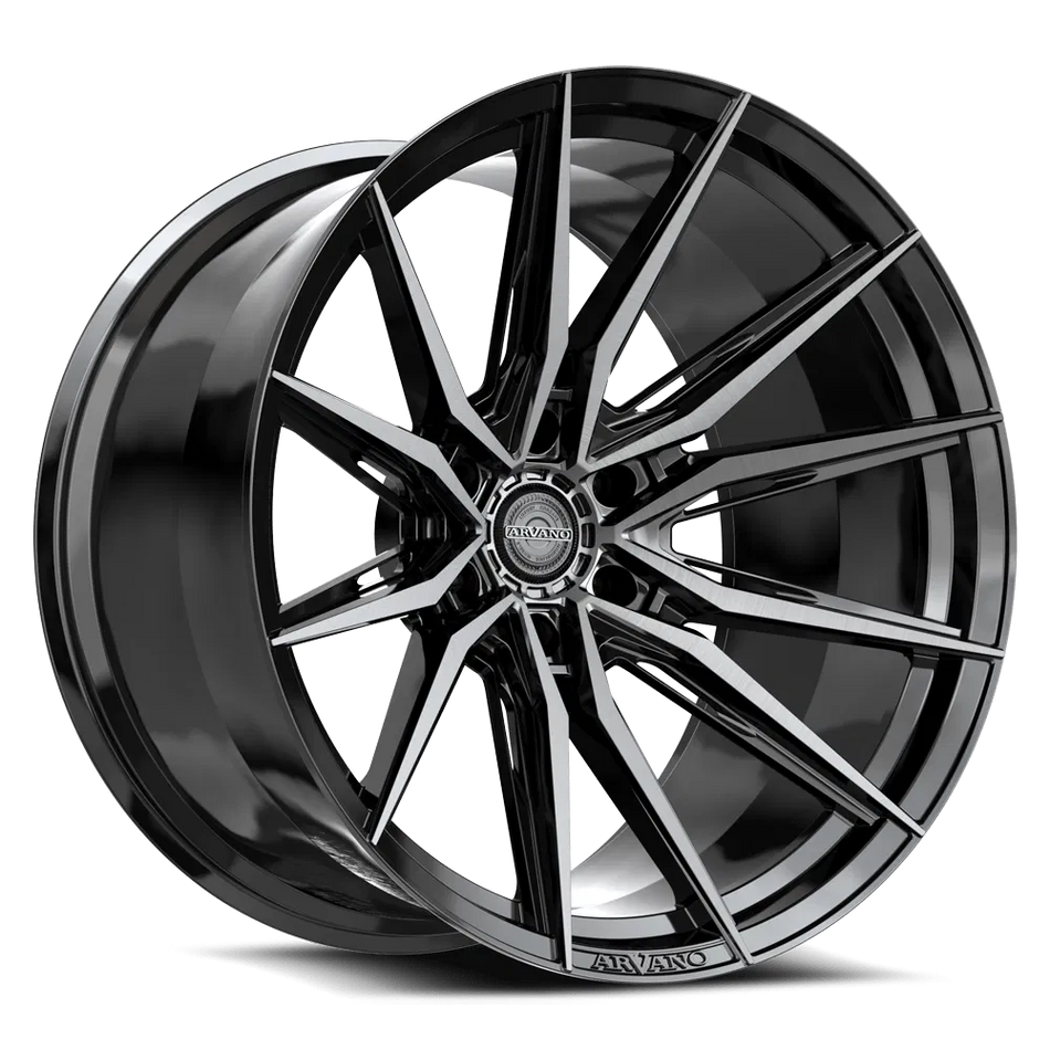 ARVANO ART-3 20x10 6x135 -18 Gloss Black & Brushed Double Dark Tint