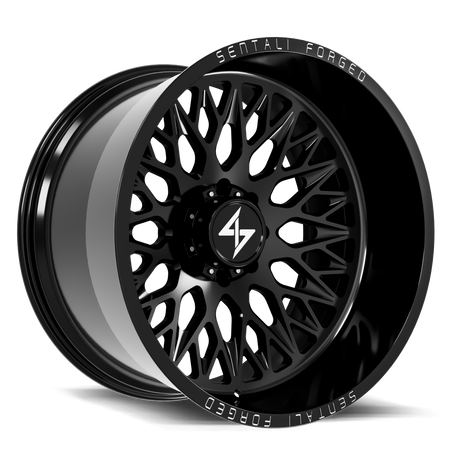 Sentali Forged SF-6 24x12 8x180 -44 Gloss Black