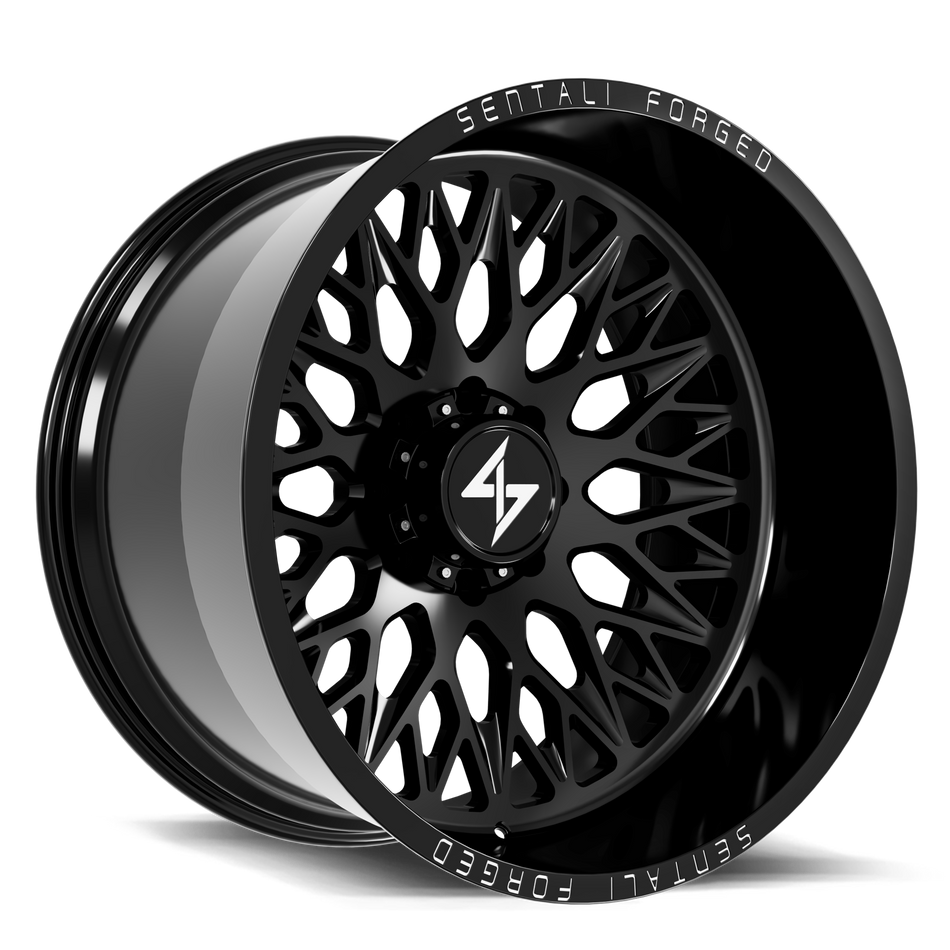 Sentali Forged SF-6 24x12 8x180 -44 Gloss Black