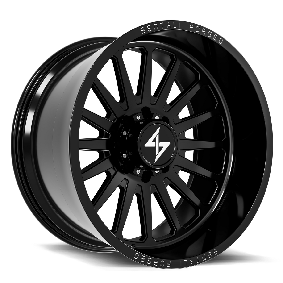 Sentali Forged SF-2 22x12 8x165.1 -44 Gloss Black