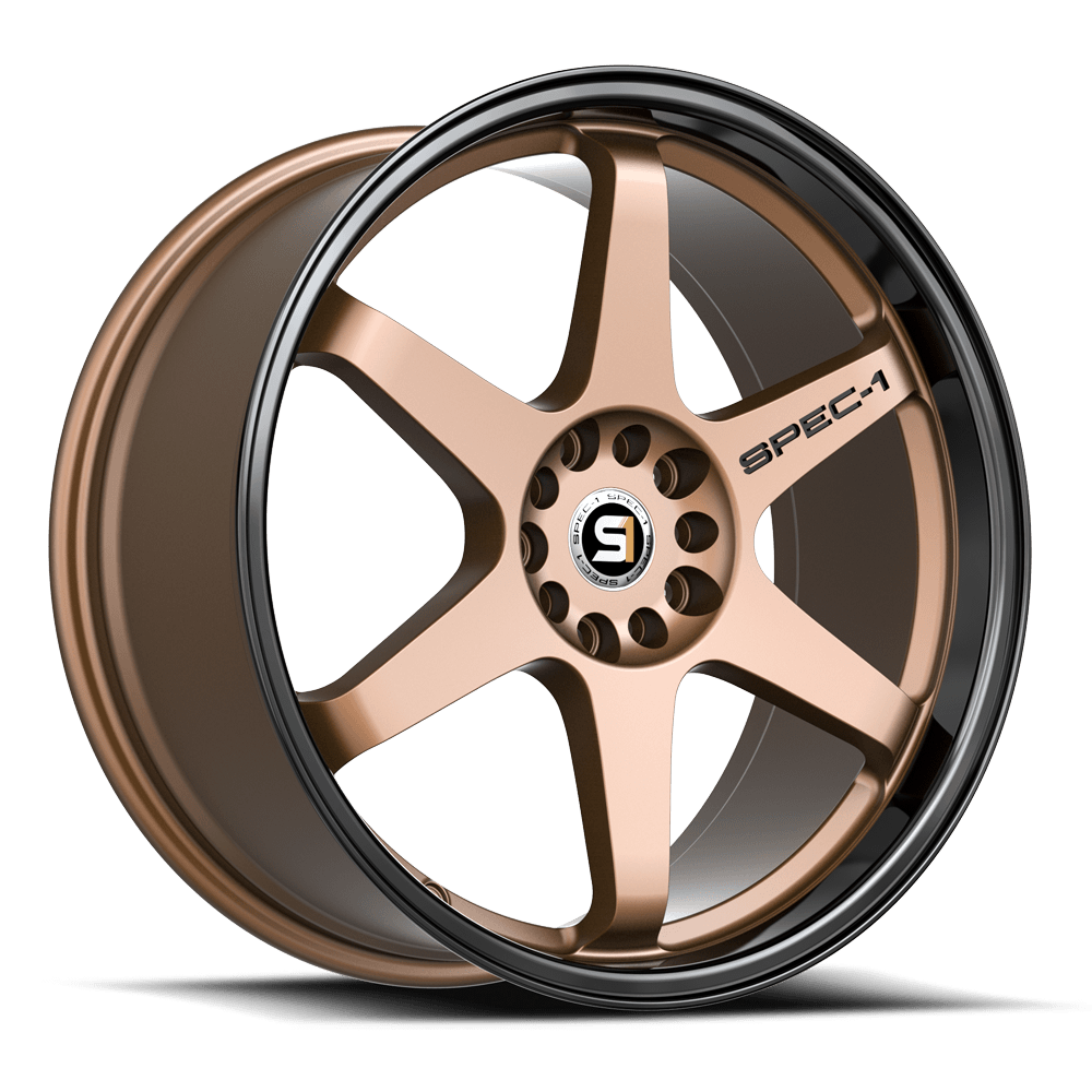 SPEC-1 RACING SPT-33 18x8.5 5x100/5x114.3 38 Matte Bronze Black Lip