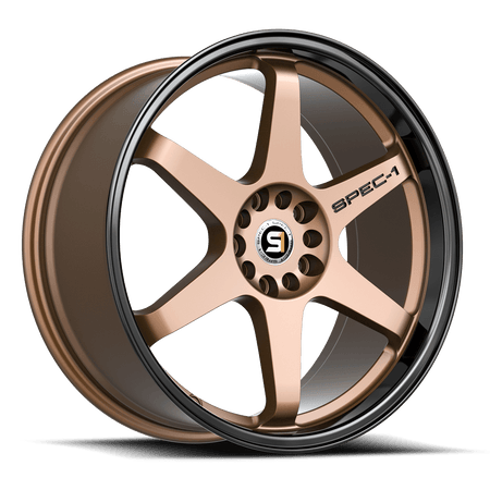 SPEC-1 RACING SPT-33 18x8.5 5x100/5x114.3 38 Matte Bronze Black Lip