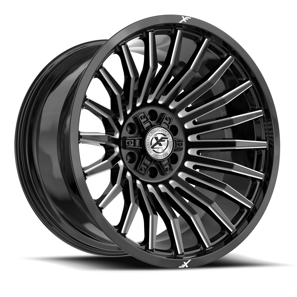 XF OFFROAD XF-231 20x10 6x135/6x139.7 -12 Gloss Black Milled