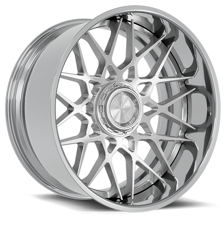 SENTALI BARREL FORGED XTREME SENTALI BFX BFX5 22x12 5x127/5x139.7 -44 Polished Lip / Brushed Centre