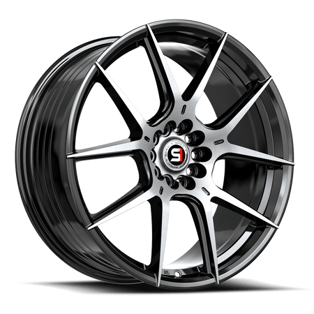 SPEC-1 RACING SP-71 18x8 5x114.3/5x120 38 Gloss Black Machined