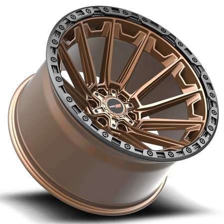 VORTEK VRT-601 18x9 6x135/6x139.7 -12 Matte Bronze With Black Bead Ring