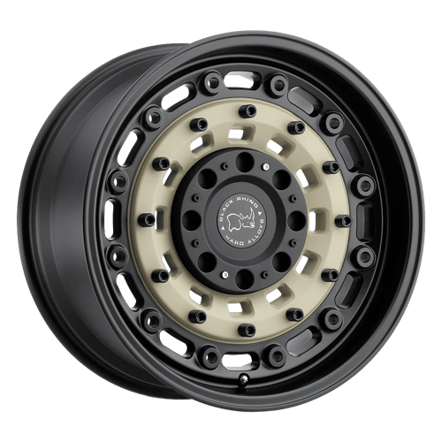 Black Rhino Hard Alloys ARSENAL – 20X9.5 – 8X165.1 – -18 mm – SAND ON BLACK