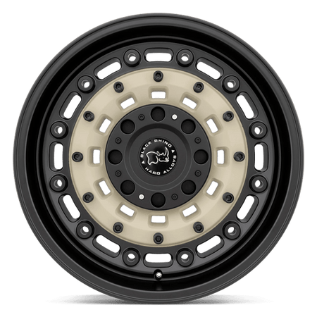 Black Rhino Hard Alloys ARSENAL – 20X9.5 – 8X165.1 – -18 mm – SAND ON BLACK