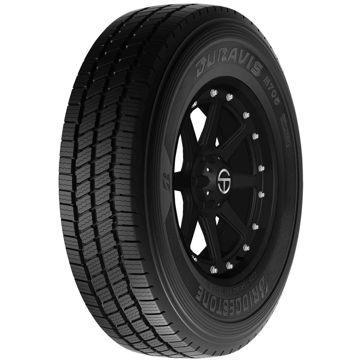 Bridgestone Duravis M705 – LT195/75R16 107R LRD — bande de roulement