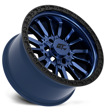 GT OFFROAD CHAMBER 18x12 6x135 / 6x139.7 -44 Black Ring / Midnight Blue Centre