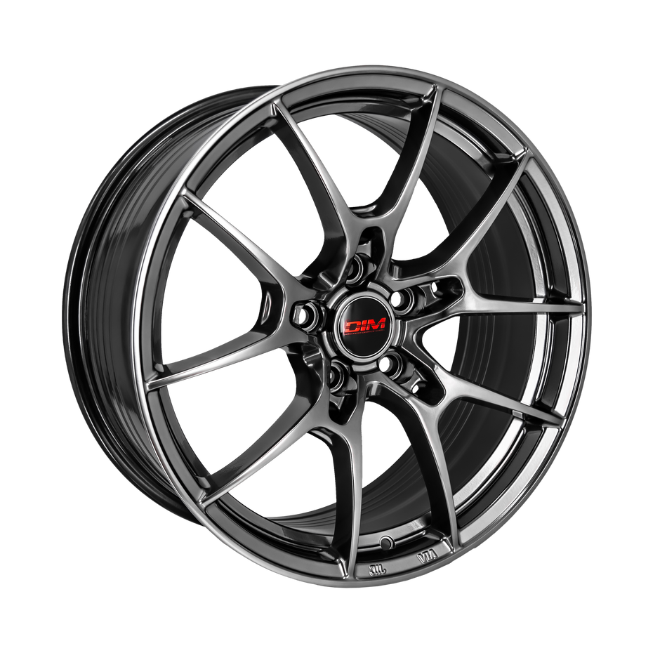 DIM WC001 18x8 5x112 30 Grey Silver Lip