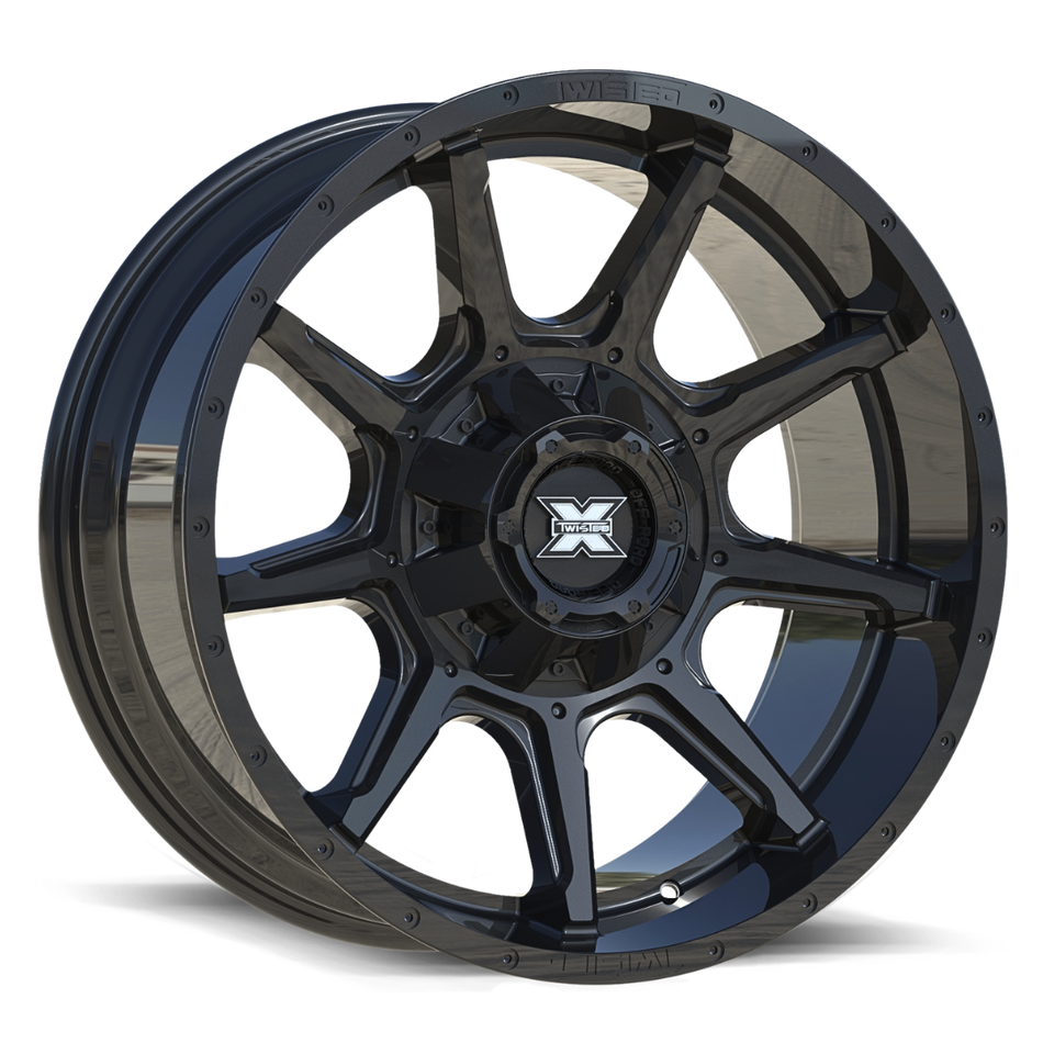 TWISTED OFF-ROAD TW2 20x10 5x127/5x139.7 -18 Gloss Black