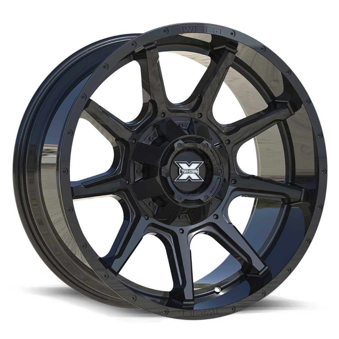 TWISTED OFF-ROAD TW2 20x10 8x165.1/8x170 -18 Gloss Black