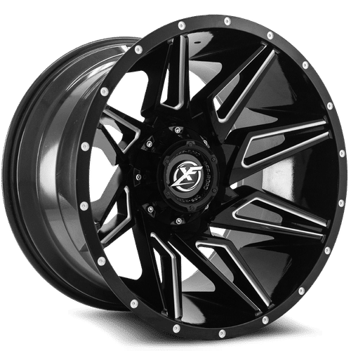 XF OFFROAD XF-218 20x10 5x127/5x139.7 -12 Gloss Black Milled