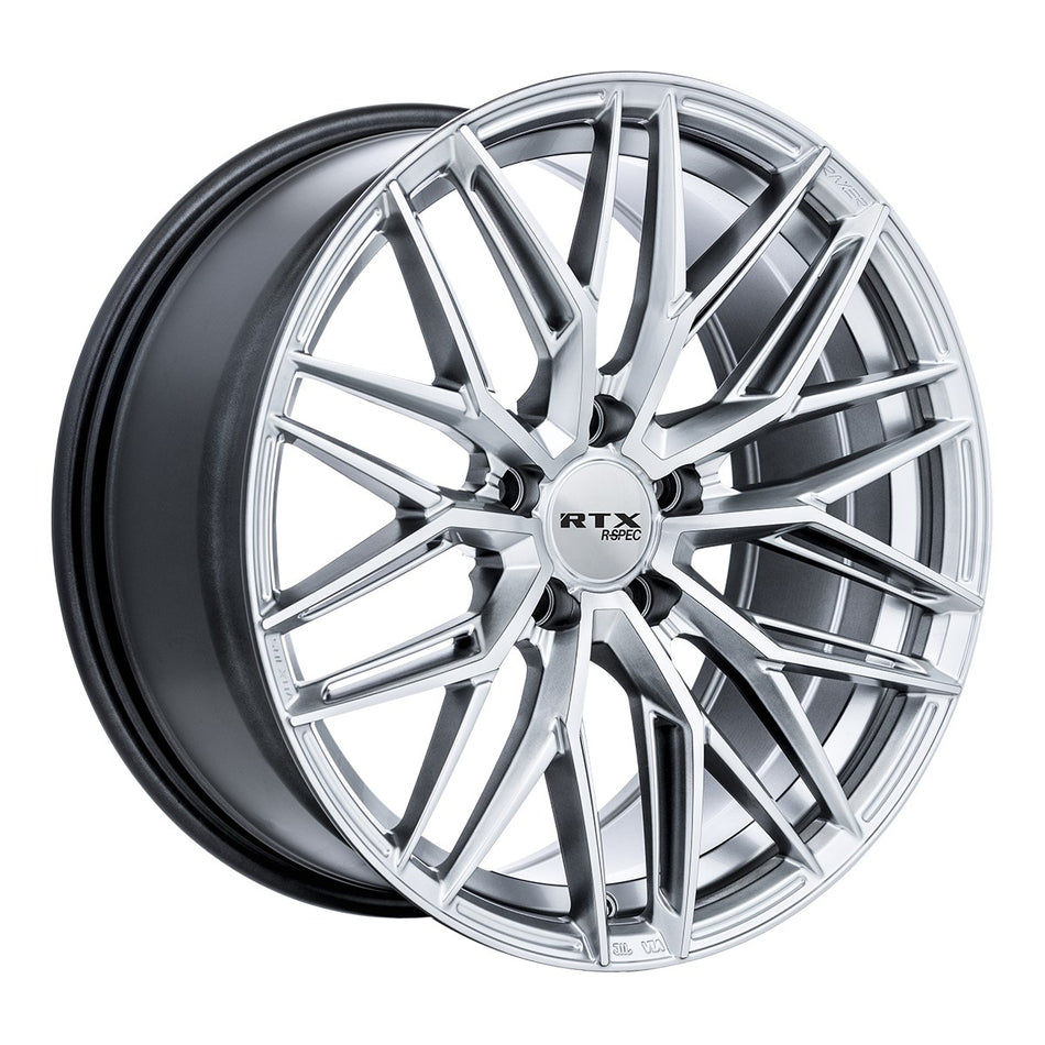 RTX SW20 – 18x8.5 – 5x112 – ET45 – Argent avec façade machinée — roue