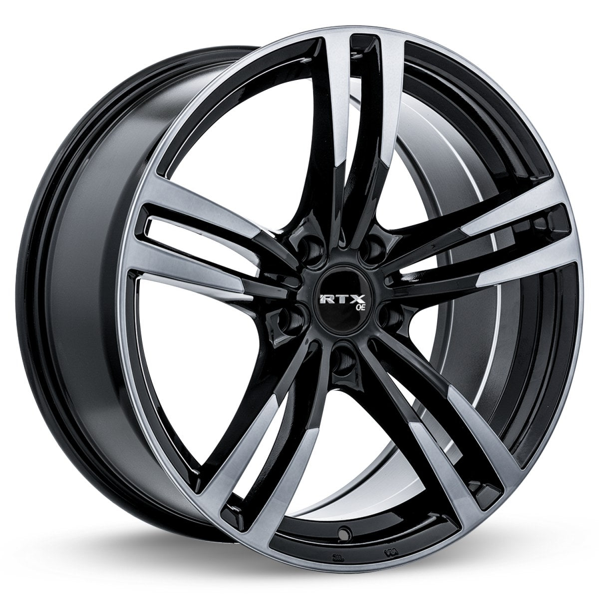 RTX Graz – 19x8.5 – 5x120 – ET35 – Noir machiné gris — roue