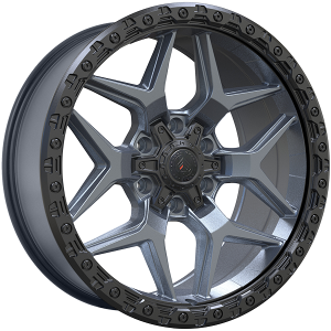 Forged Wheels XR13 – 20x9, 6x135/6x139.7, +15, gris Satin - Contour noir