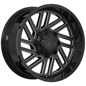 Forged Wheels XR107 – 20x10, 8x170, -12, noir lustre - Rebord usine