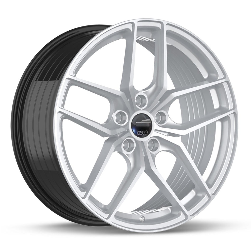 Ceco C01 – 16x7 – 5x114.3 – ET40 – Ultra argent — roue