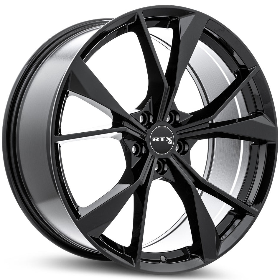 RTX VW01 – 19x8 – 5x112 – ET40 – Noir lustré — roue