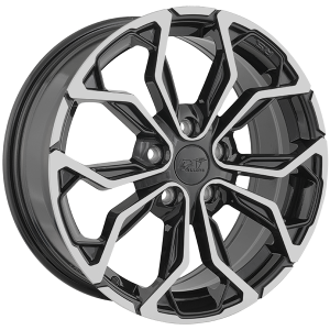 DAI Wheels MUSE – 17x7, 5x114.3, +45, noir lustre - Facade machinee