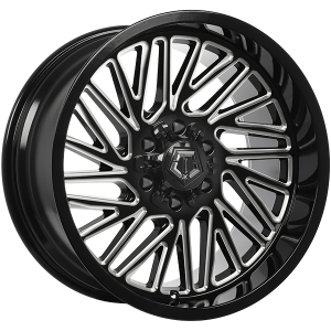 TIS Wheels 553 – 20x10, 6x135/6x139.7, -12, noir lustre - Rebord usine