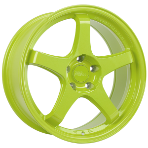 720 Form FF6 – 18x8.5, 5x114.3, +35, vert lime