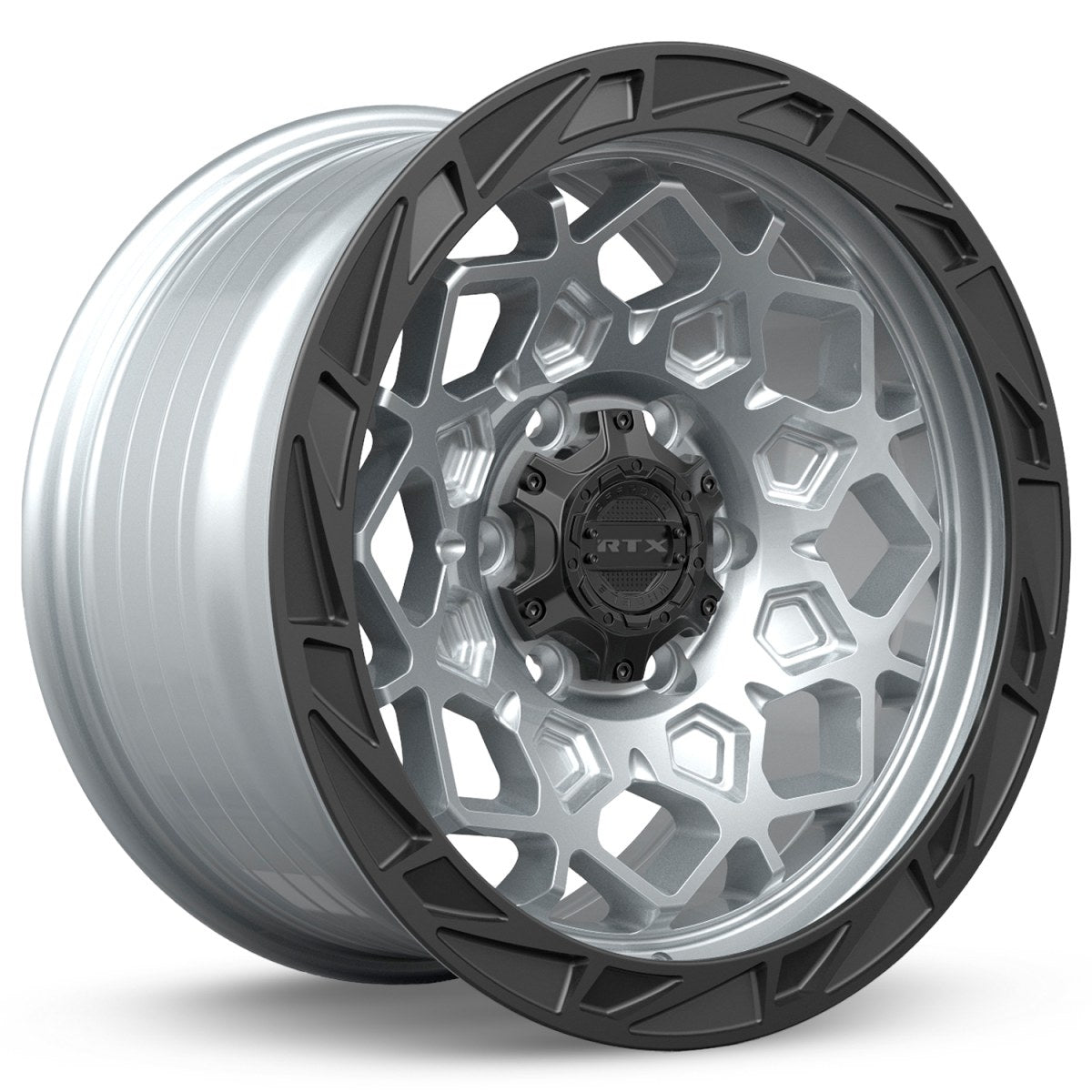 RTX Spade – 20x9 – 6x139.7 – ET15 – Ultra argent contour noir — roue