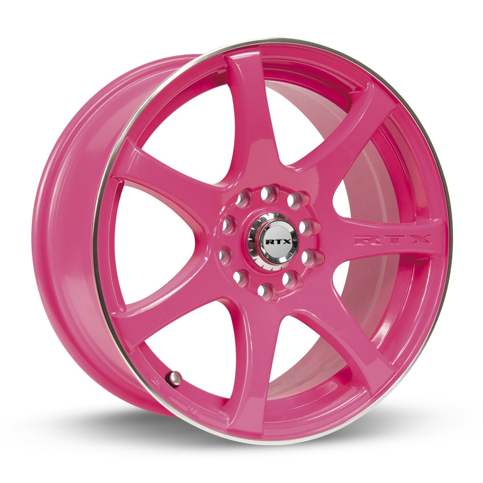 RTX Ink – 15x6.5 – 4x100/114.3 – ET40 – Diva (Rose machiné) — roue