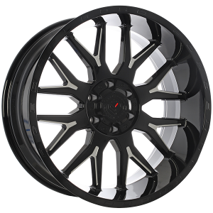 Forged Wheels XR101 – 20x10, 8x170, -19, noir lustre - Rebord usine
