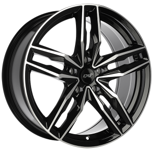 DAI Wheels MODA – 15x6.5, 4x100, +40, noir lustre - Facade machinee